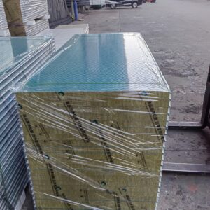 Rock Wool Wall Sandwich Panel--Super Beautiful Turquoise Blue